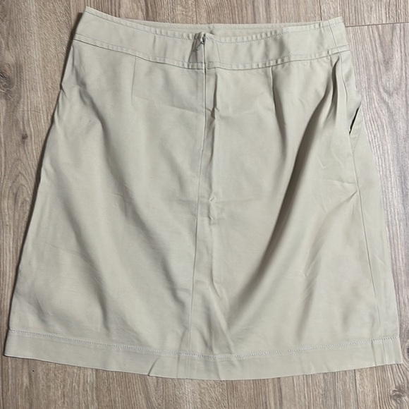 Banana Republic stretch khaki tan skirt 10 - Picture 2 of 10